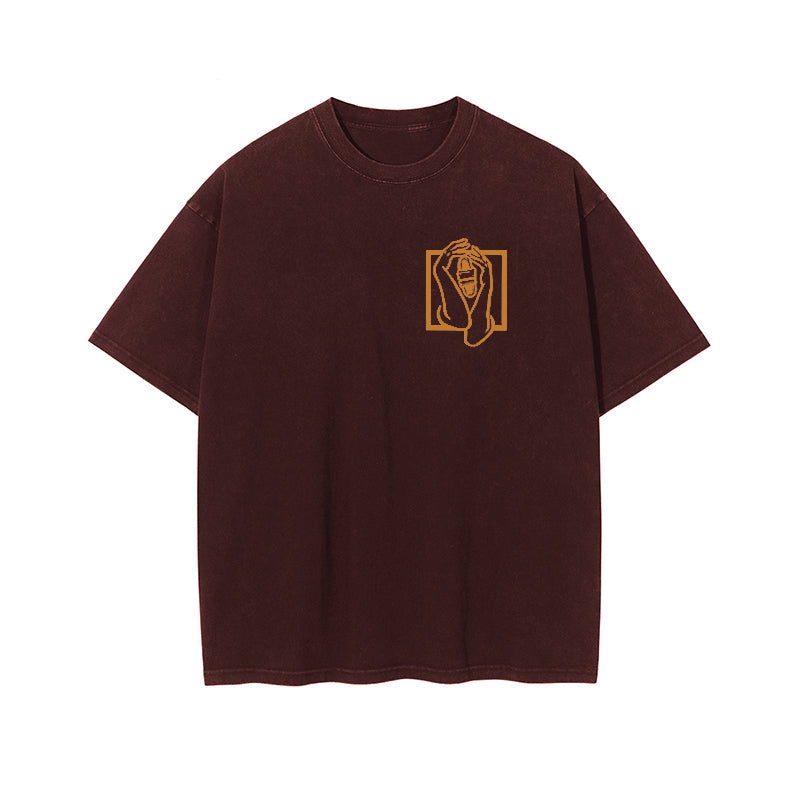 PsychoRush Logo Tee-Wine
