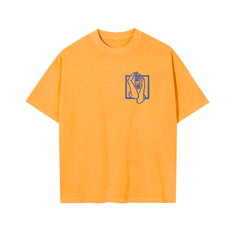 PsychoRush Logo Tee-OrangeSoda