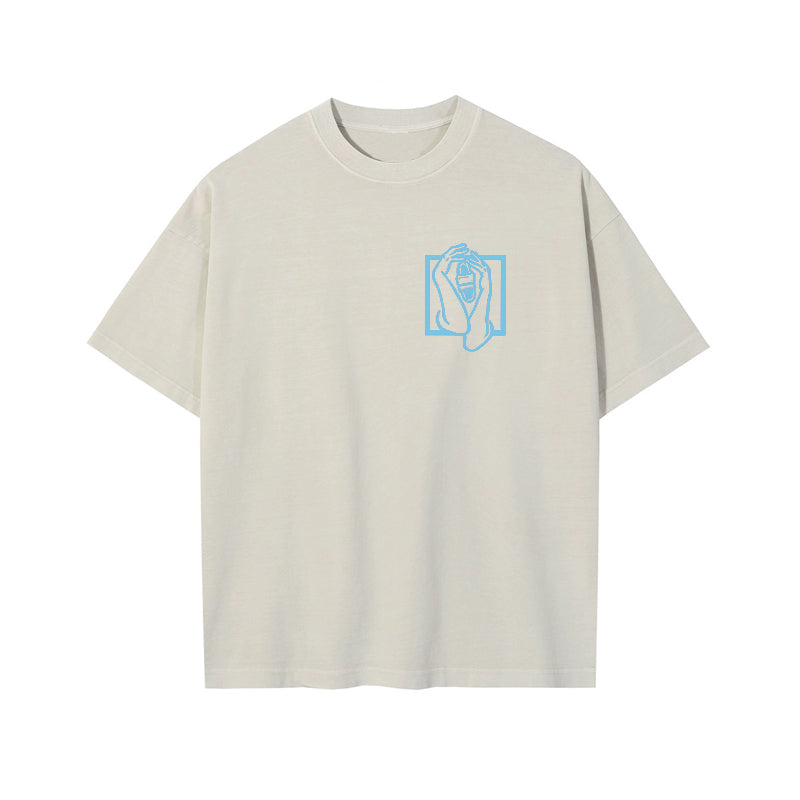 PsychoRush Logo Tee-Sky